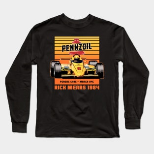 Rick Mears 1984 80s Retro Long Sleeve T-Shirt